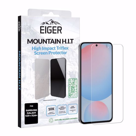 Picture of Eiger Eiger Mountain H.I.T Screen Protector GRS 1 Pack for Samsung S25+/ S24+